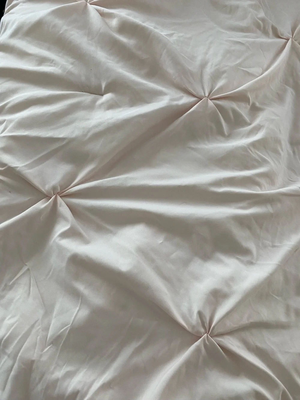Light pink comforter and pillow case TwinXL